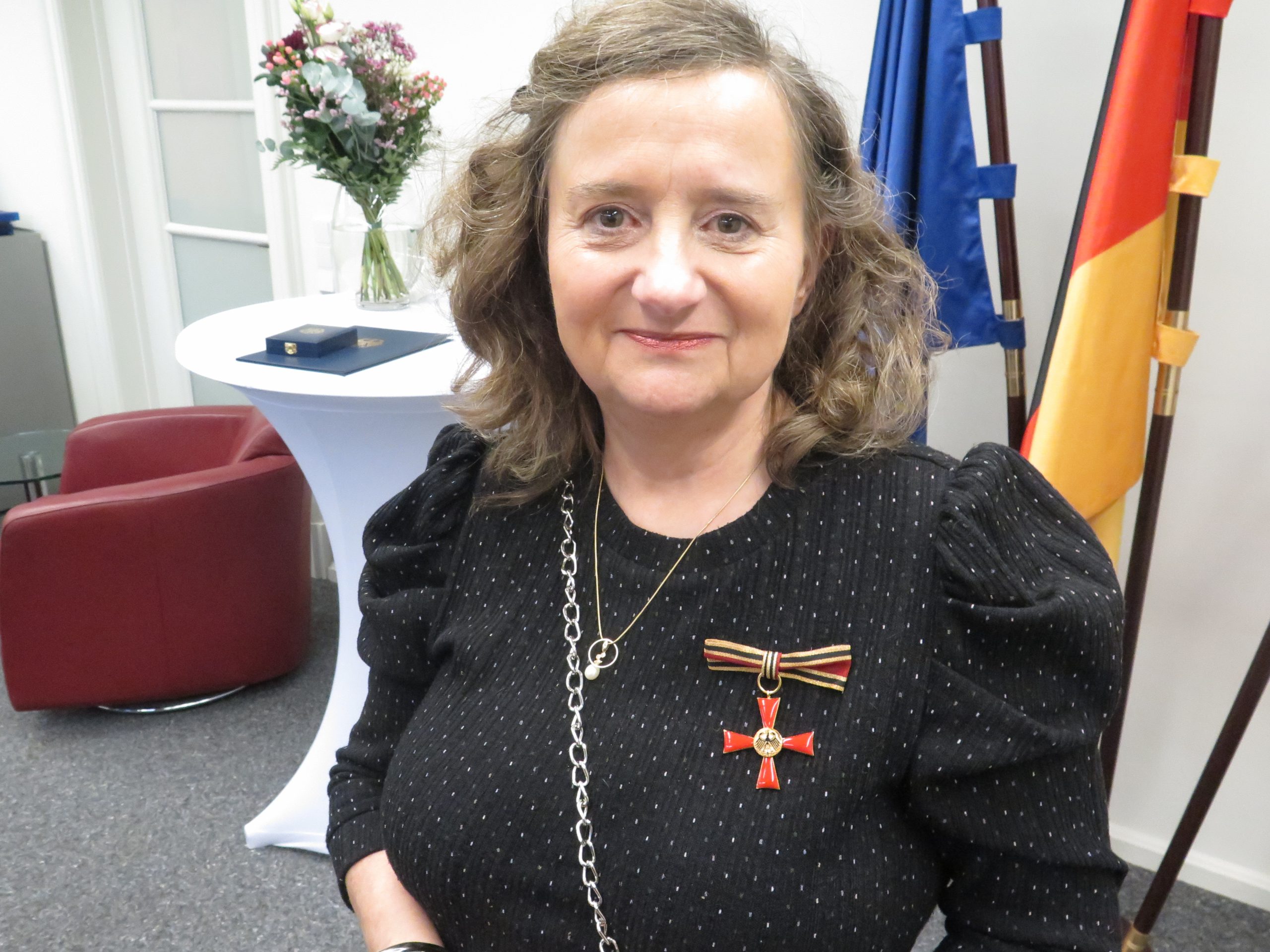 Sabine von Wegerer, erste Vorsitzende des Vereins Berliner Leberring e.V., hat das Bundesverdienstkreuz erhalten. Foto: Berliner Leberring e.V.